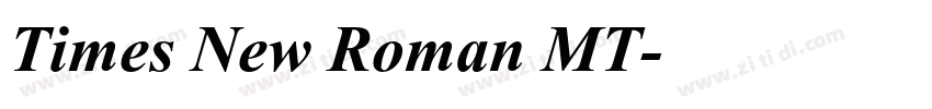 Times New Roman MT字体转换